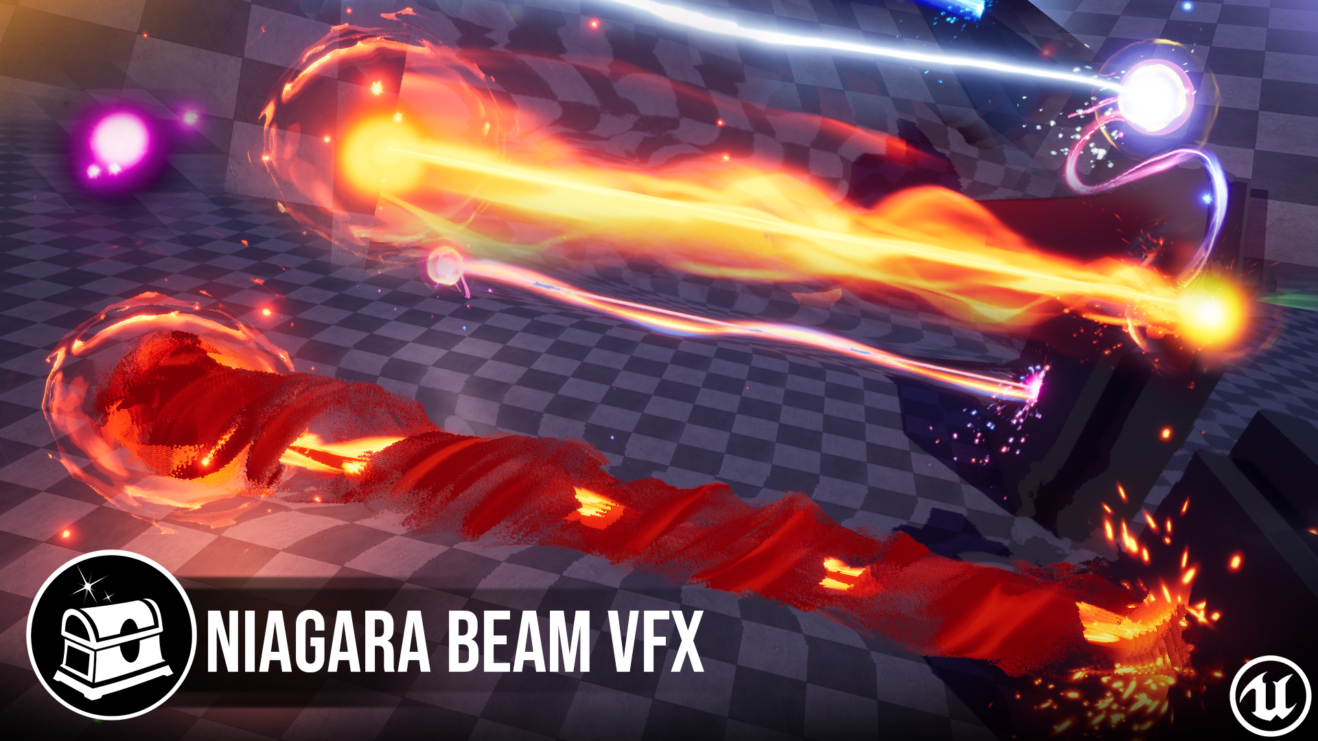 Niagara Beam VFX Bundle | Fab
