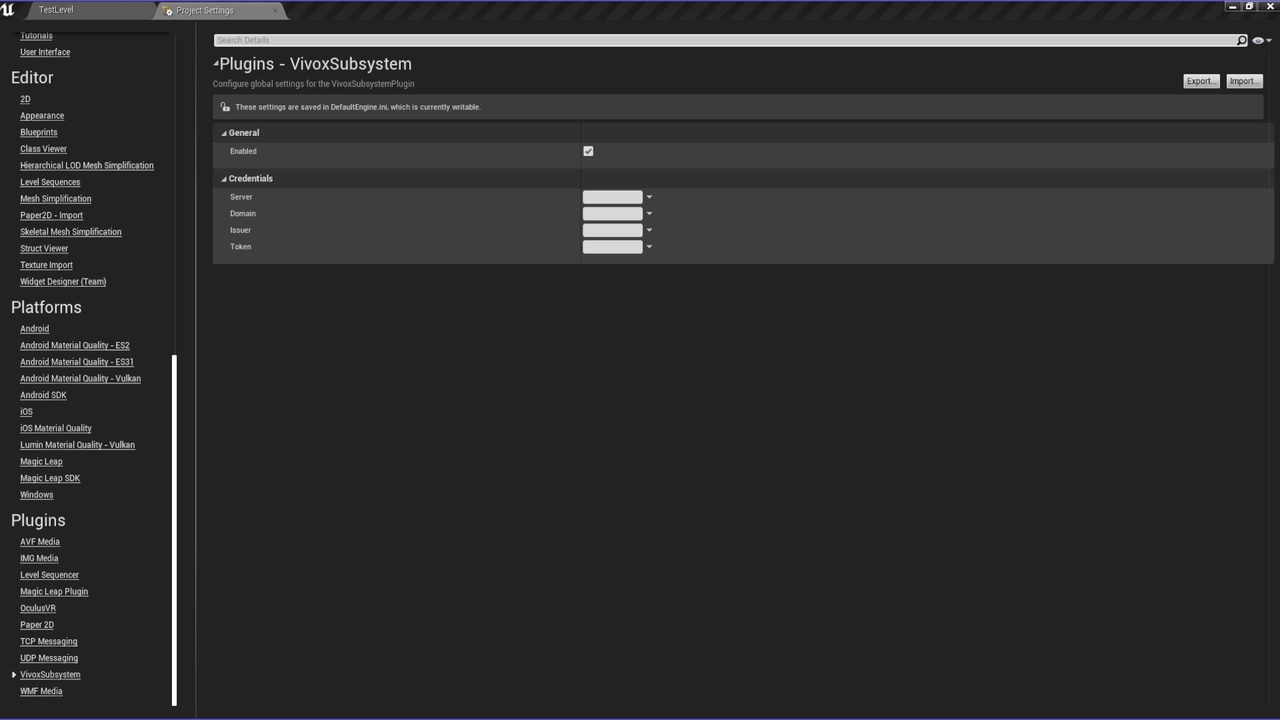 Media 1 for listing Wild Ox Vivox Voice Subsystem