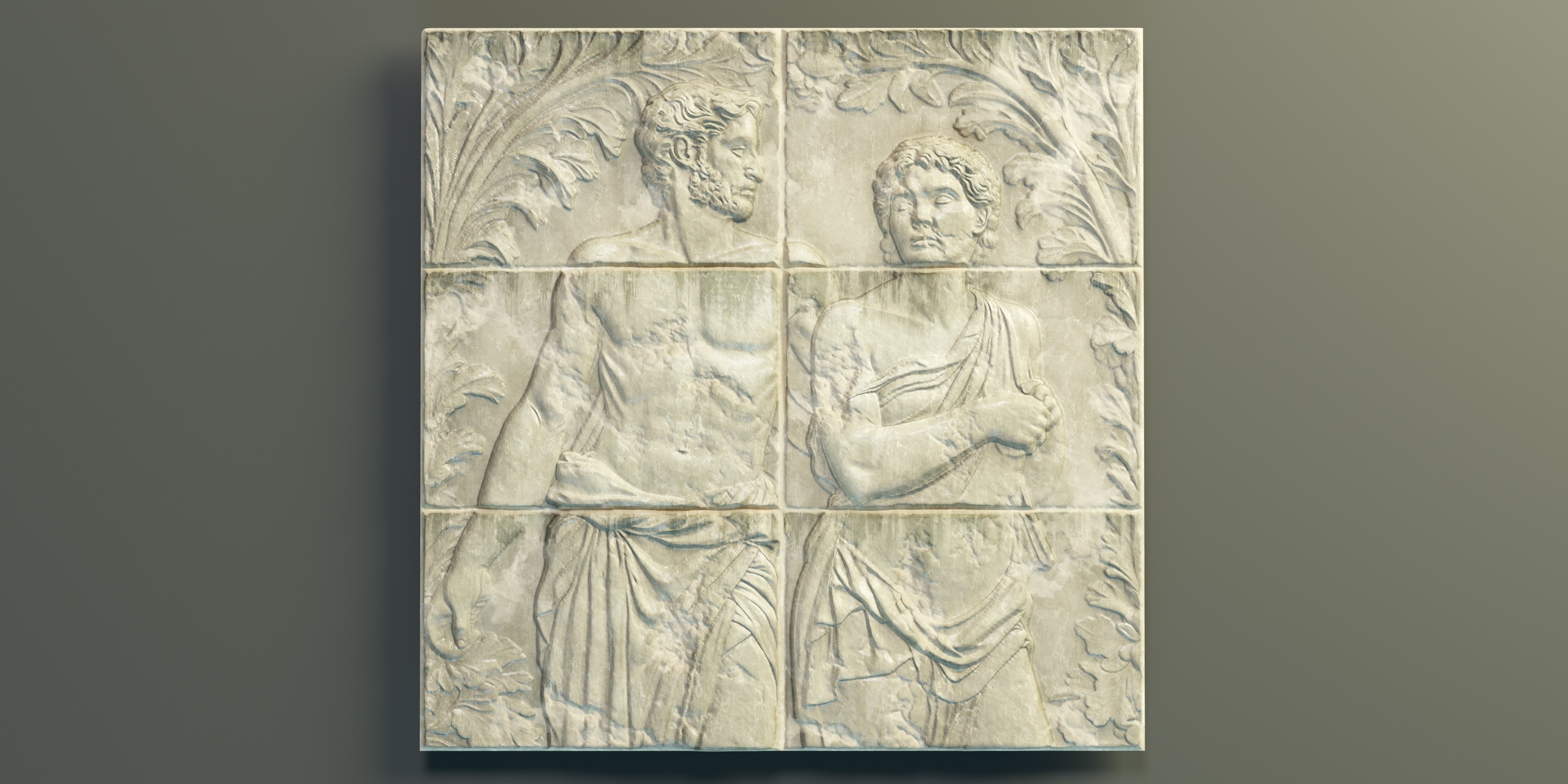 Bas-relief wall panel PBR 02 제품 등록을 위한 미디어 1개