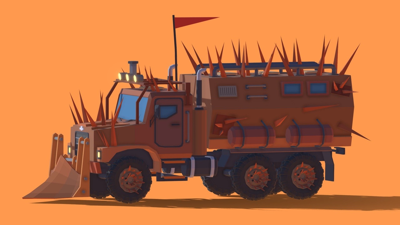 Media 1 for listing Lowpoly Fury Truck