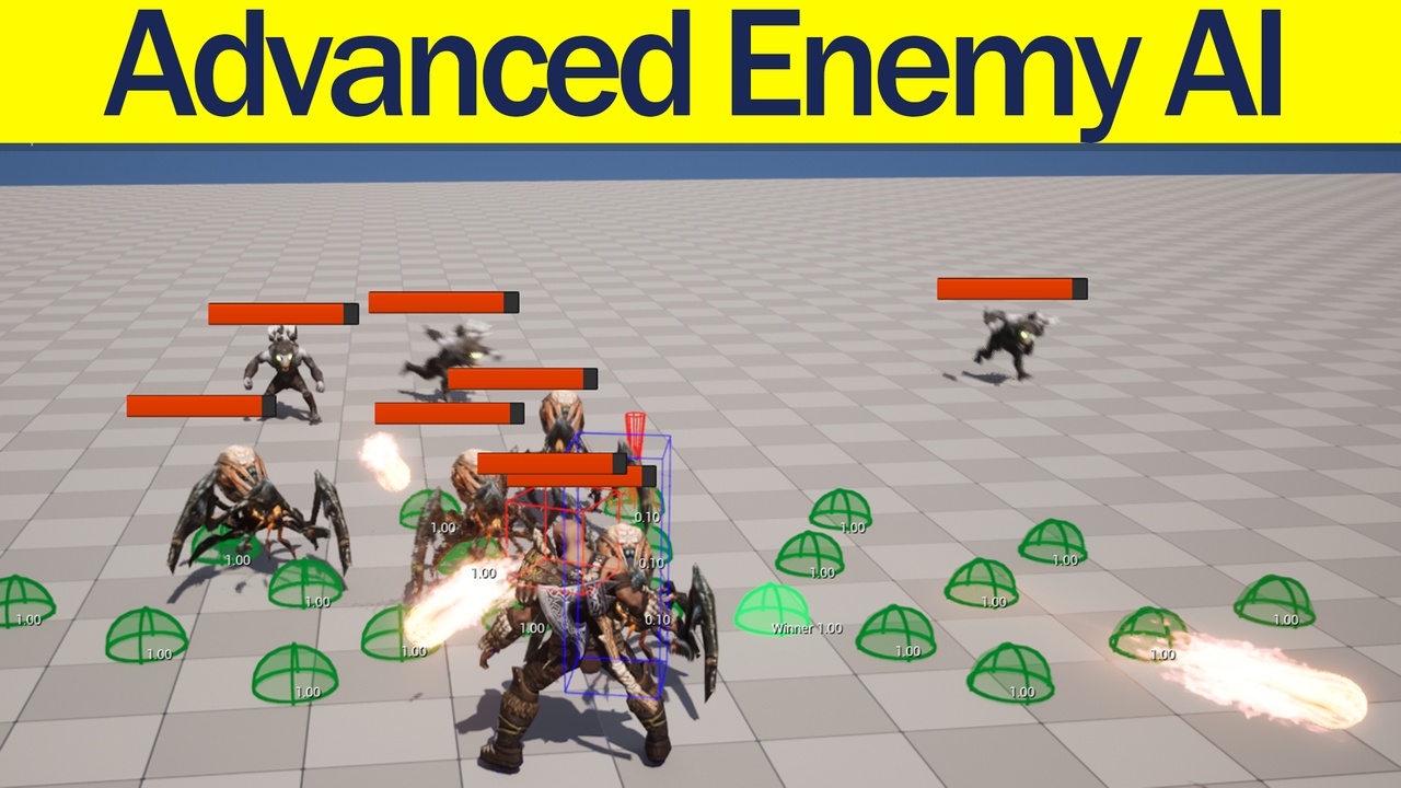 Media 1 for listing Advanced Enemy AI (Behavior Tree)