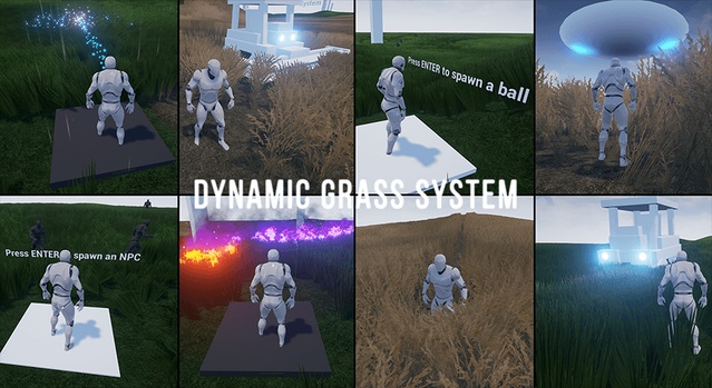 Dynamic Grass System