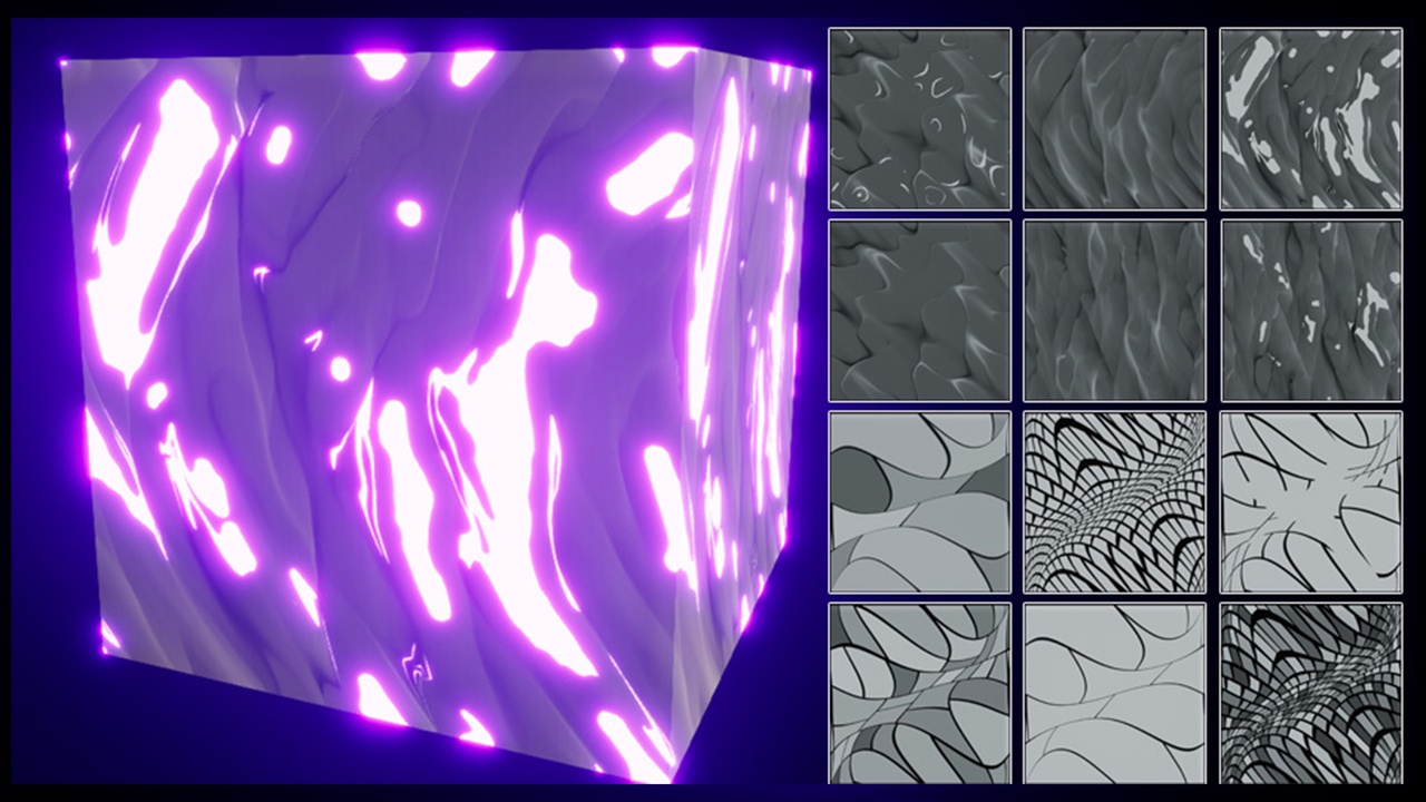 Media 1 for listing Abstract Stylized pack of 27 Materials