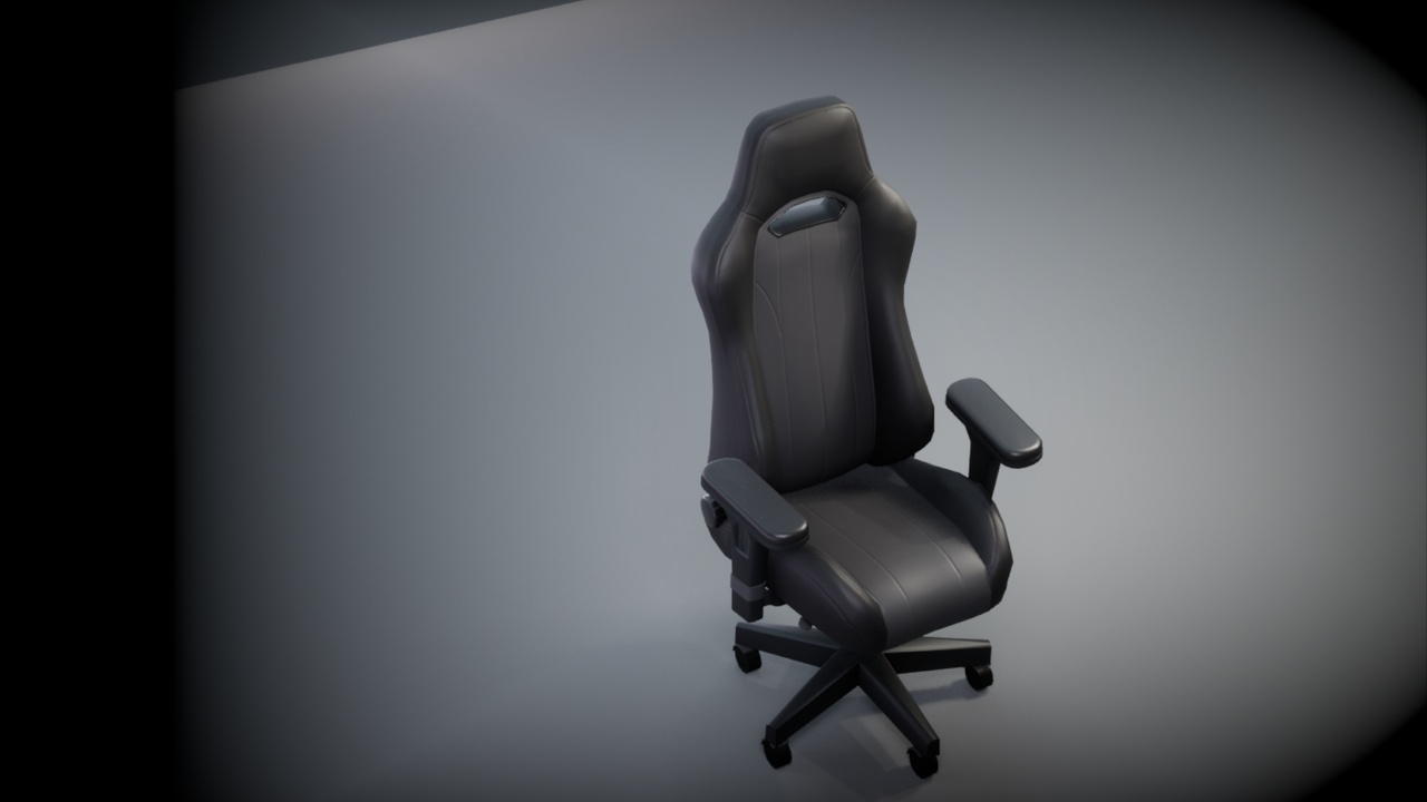 Media 1 for listing Modern Black Gaming Chair