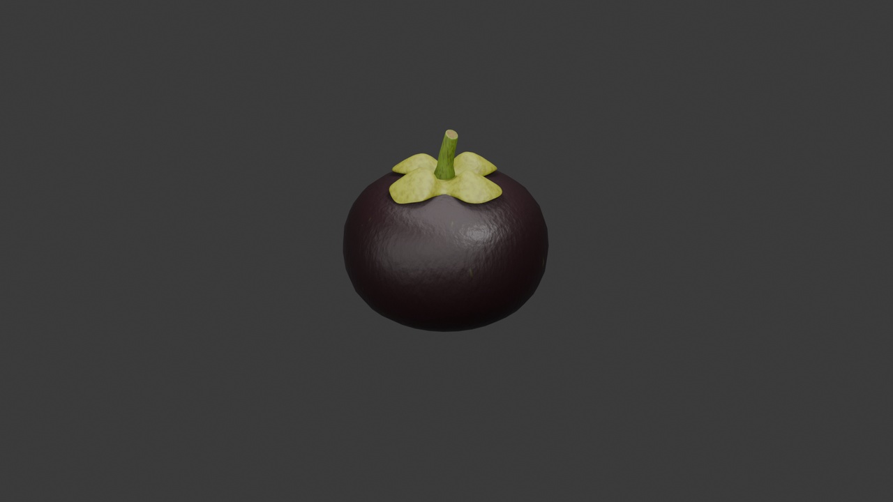 Media 1 for listing 山竹 mangosteen （blender+fbx）