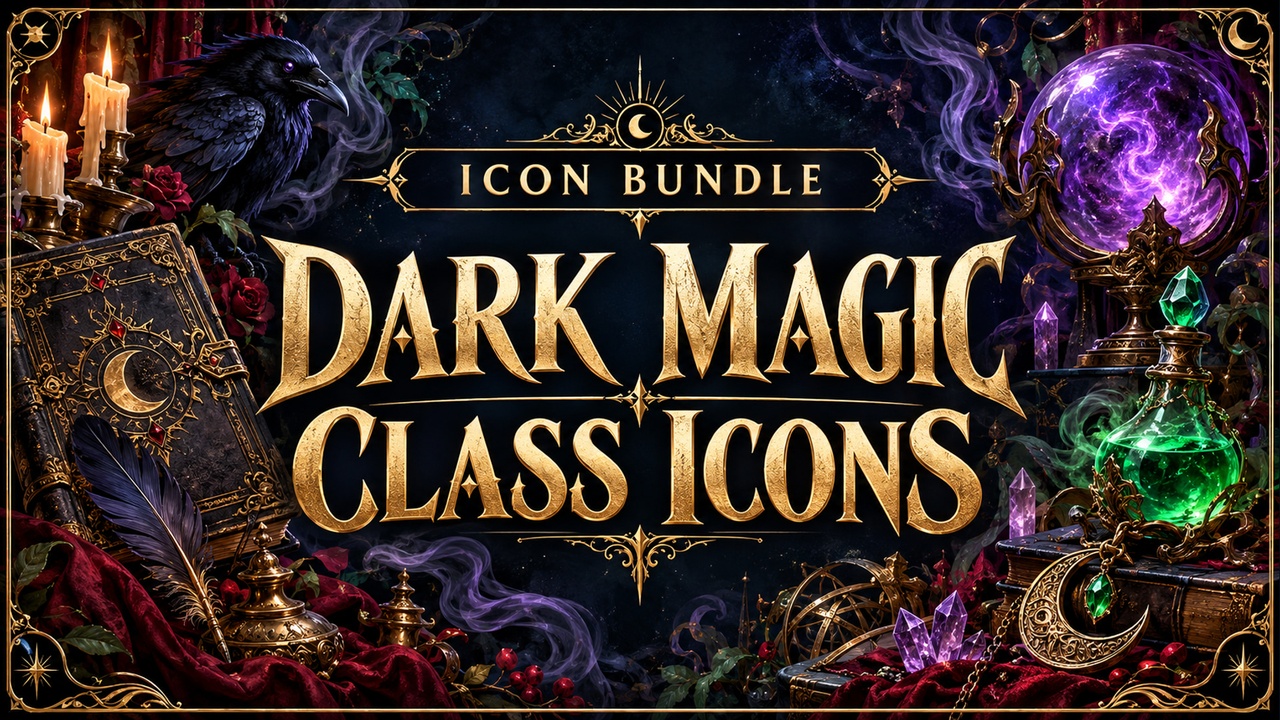 Media 1 for listing Dark Magic Class Icons | 3000 Game icons