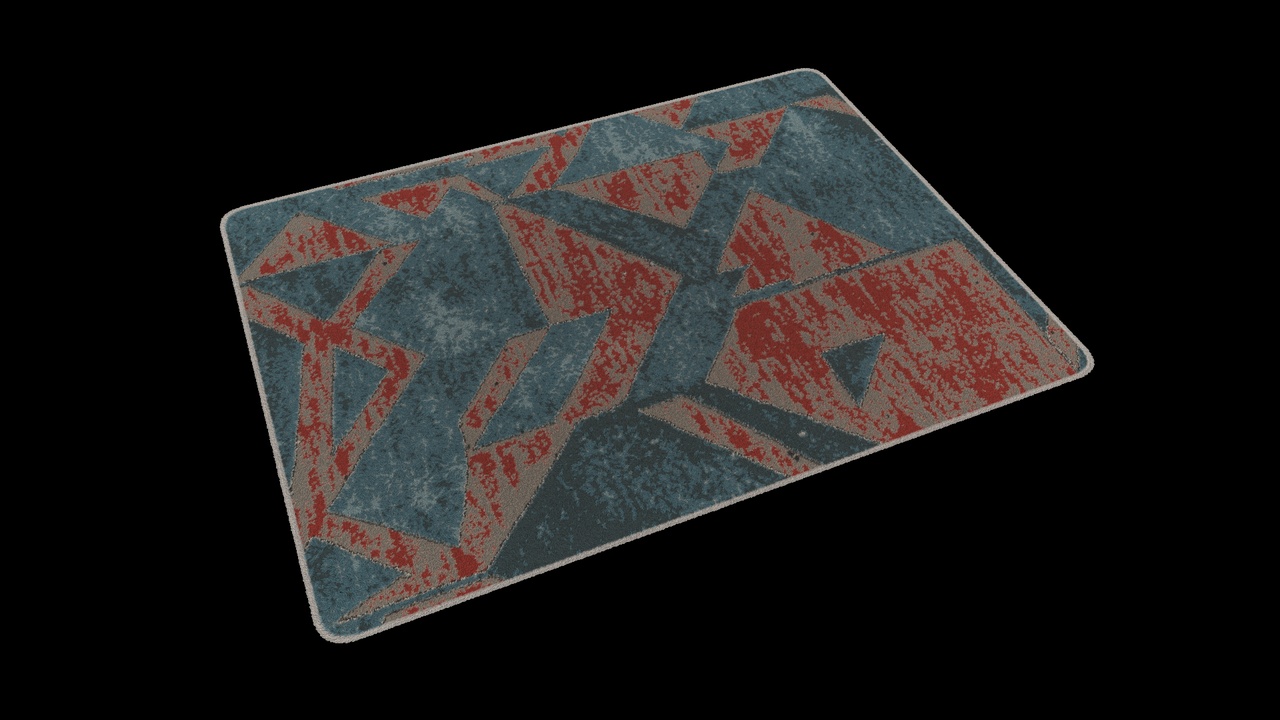 Media 1 for listing Ornamental Carpet Material Pack Vol.06 – 4K PBR Rug Textures