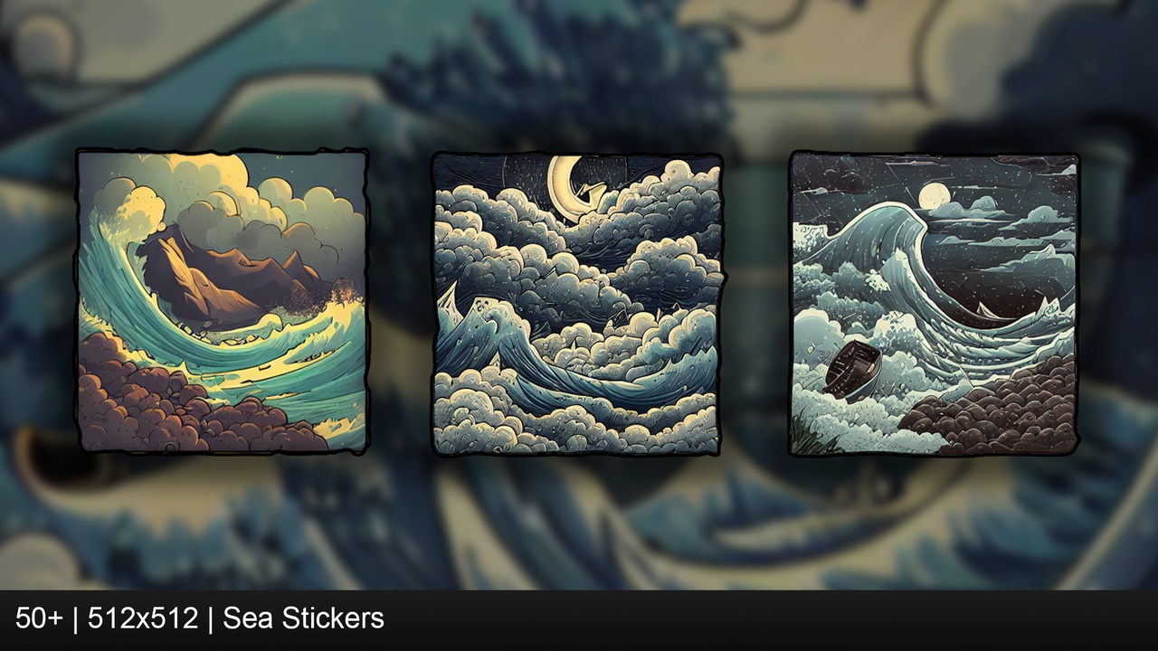 Media 1 for listing Sea Stickers