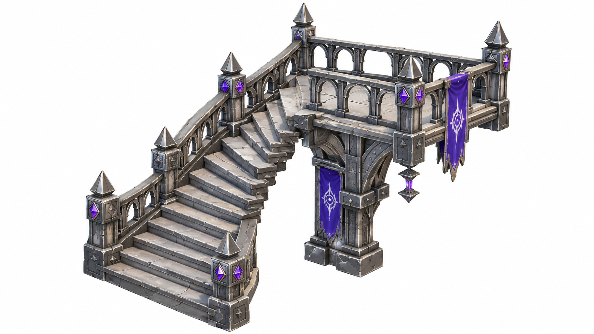 Fantasy Arcane Gothic Watchtower Platform preview