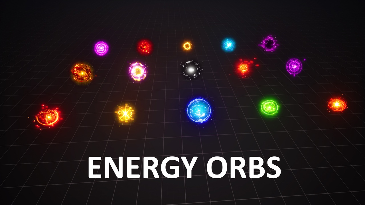 Media 1 for listing Stylized Energy Orbs VFX