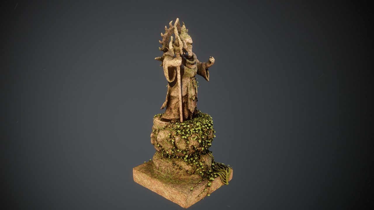 Media 1 for listing Overgrown Statue