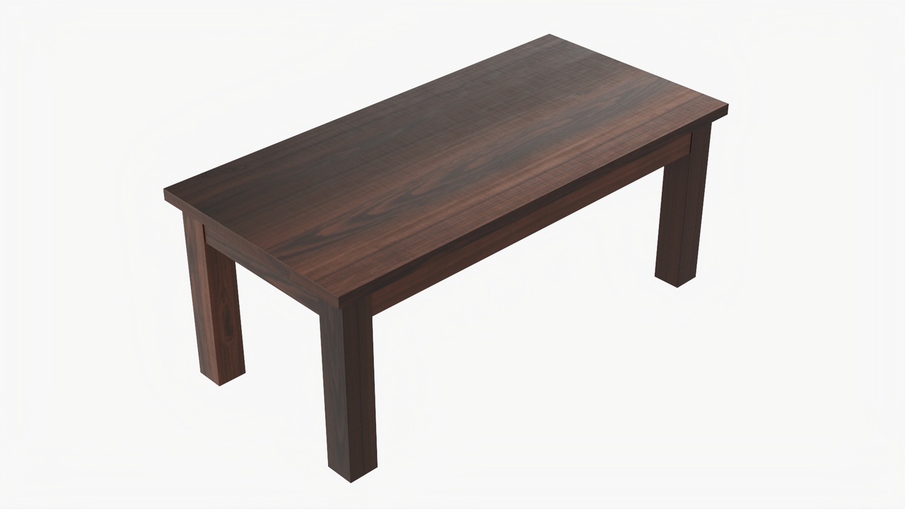 出品Rectangle Wooden Coffee Tableのメディア1