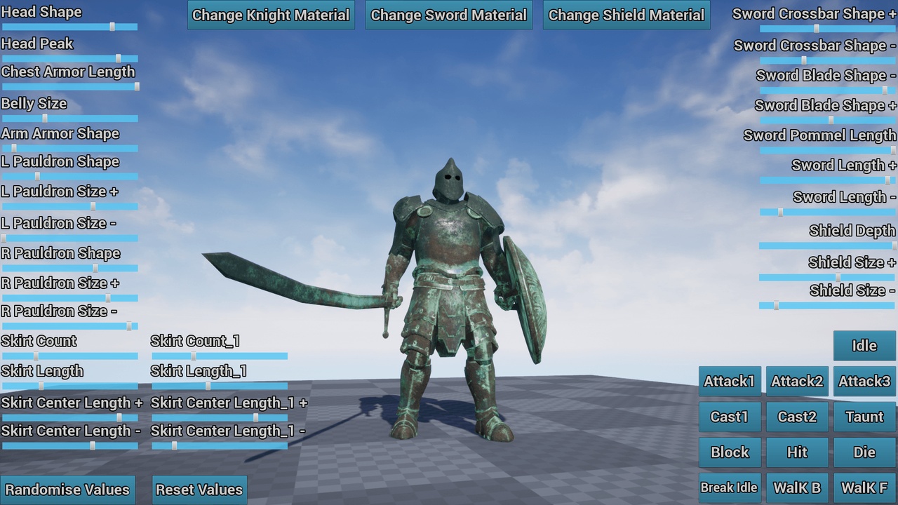 Media 1 for listing Knight - Metal Ghost Knight
