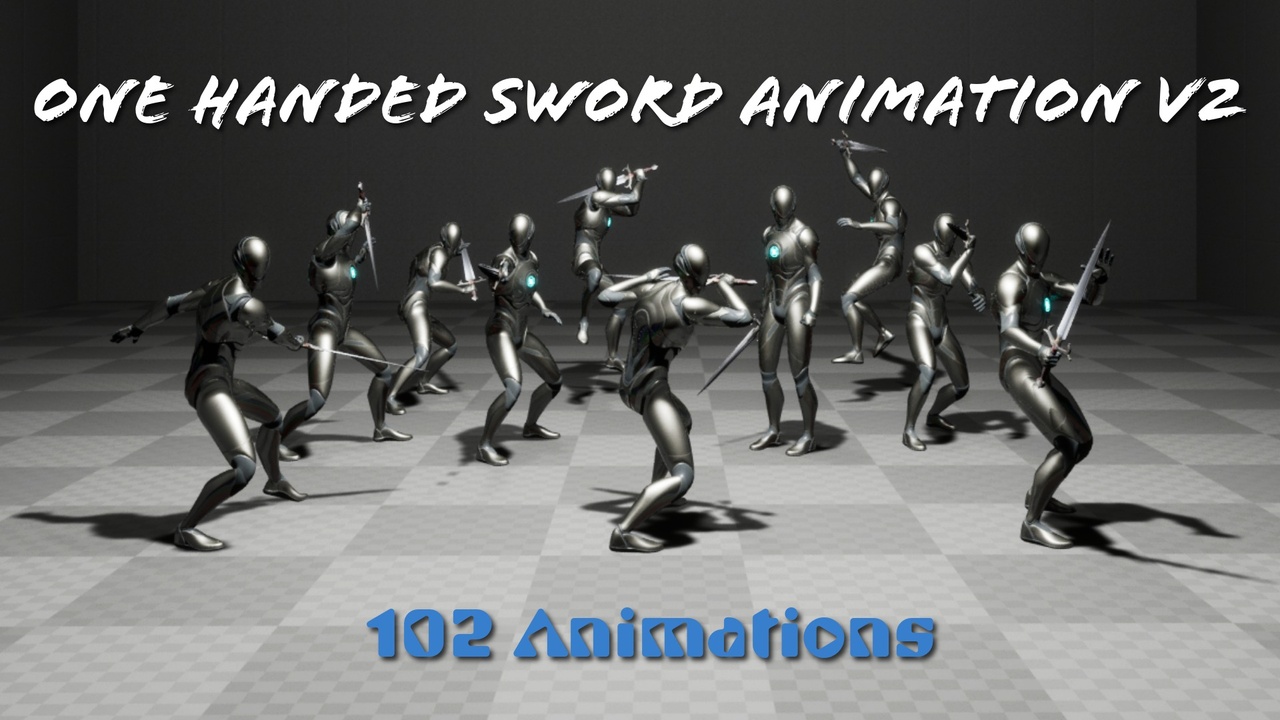 Media 1 for listing One Handed Sword Animations V2