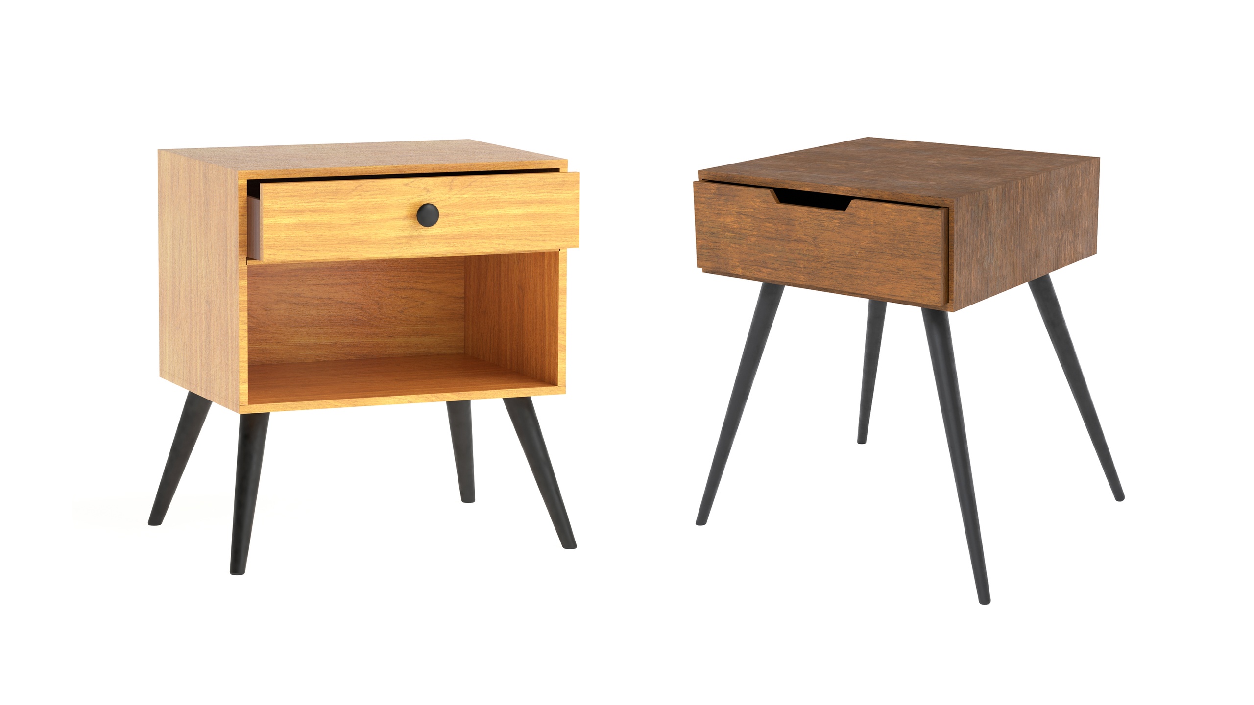 Media 1 for listing Bedside Table 3D Model Combo