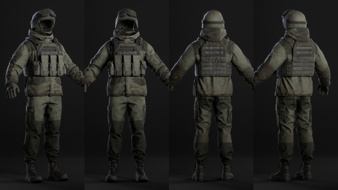 Media 1 for listing Military Outfit 03 - Metahuman