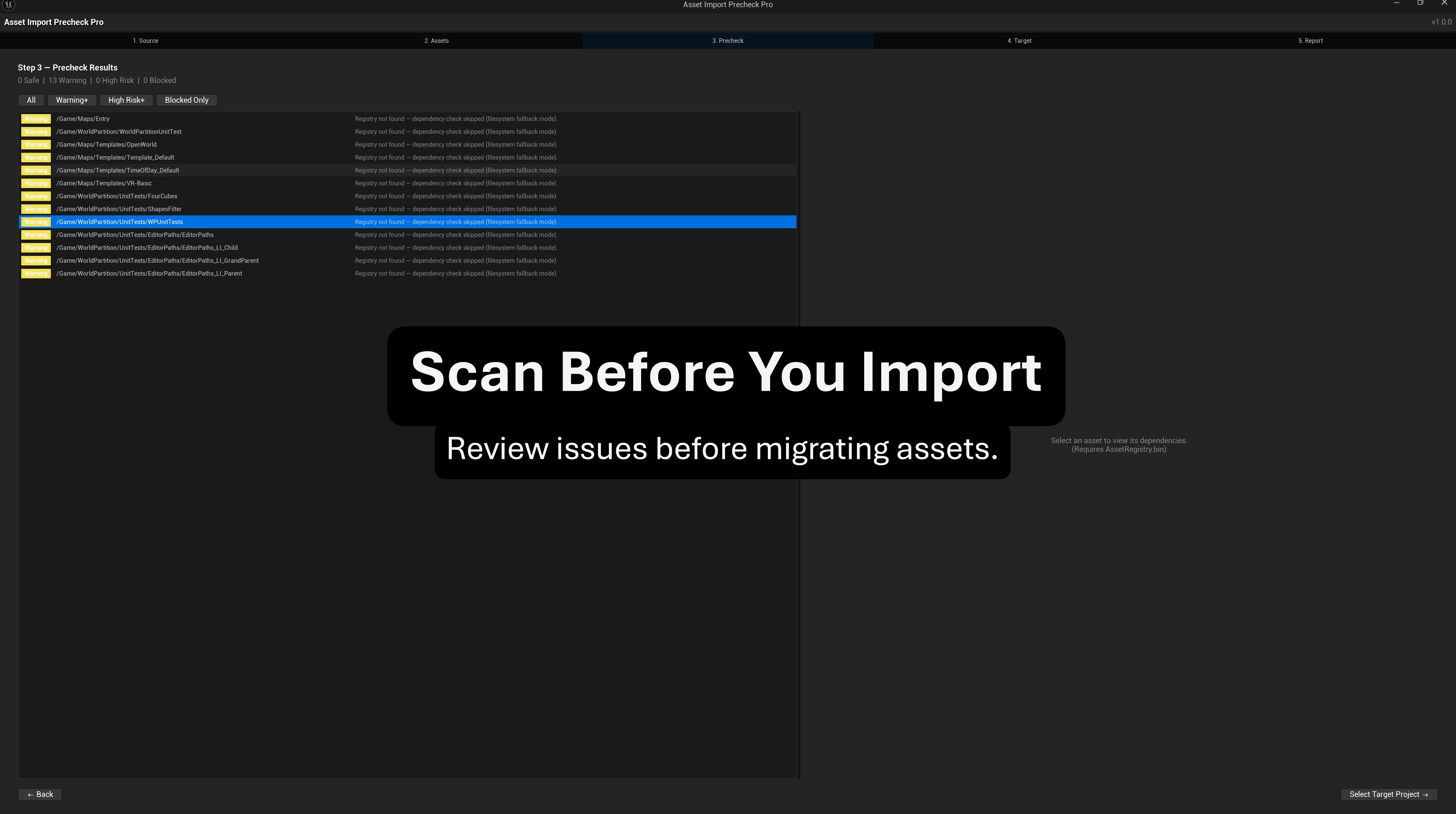 Asset Import Precheck Pro | Fab