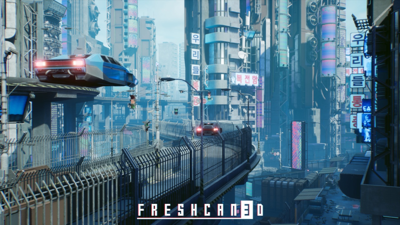 Media 1 for listing Dystopian City Environment (Cyberpunk, Cyberpunk City, Cyberpunk Buildings)
