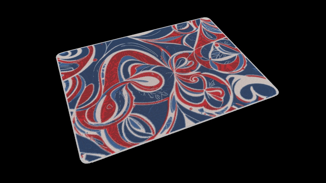 Media 1 for listing Ornamental Carpet Material Pack Vol.01 – 2K PBR Rug Textures