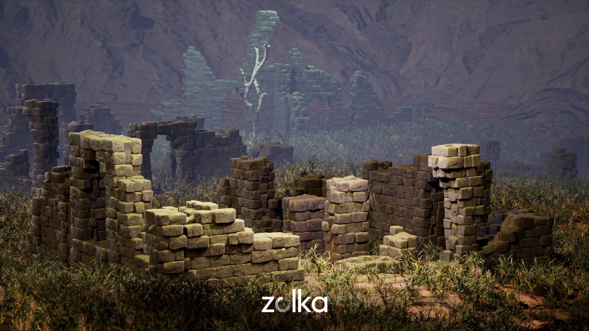 Media 1 for listing Universal Stone Ruins Pack