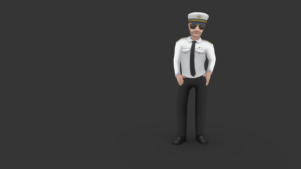 Media 1 for listing Char Pilot Lowpoly
