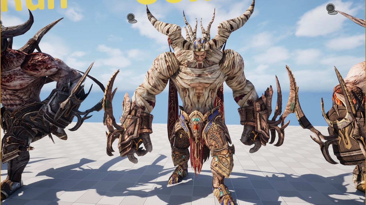 Media 1 for listing Ammit's Bloodline - Cursed Beast King - Rigged & Animated