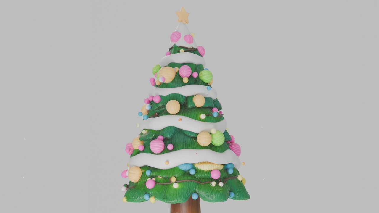 Media 1 for listing Stylized Christmas Tree