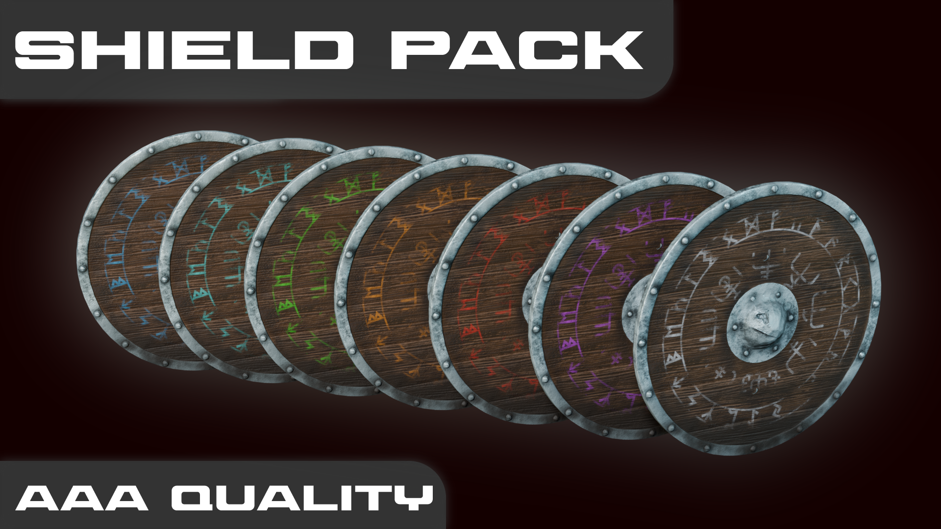 Shield Pack [Game Ready] | Fab