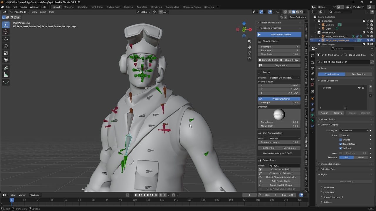 Media 1 for listing Blender NovaBone Dynamics
