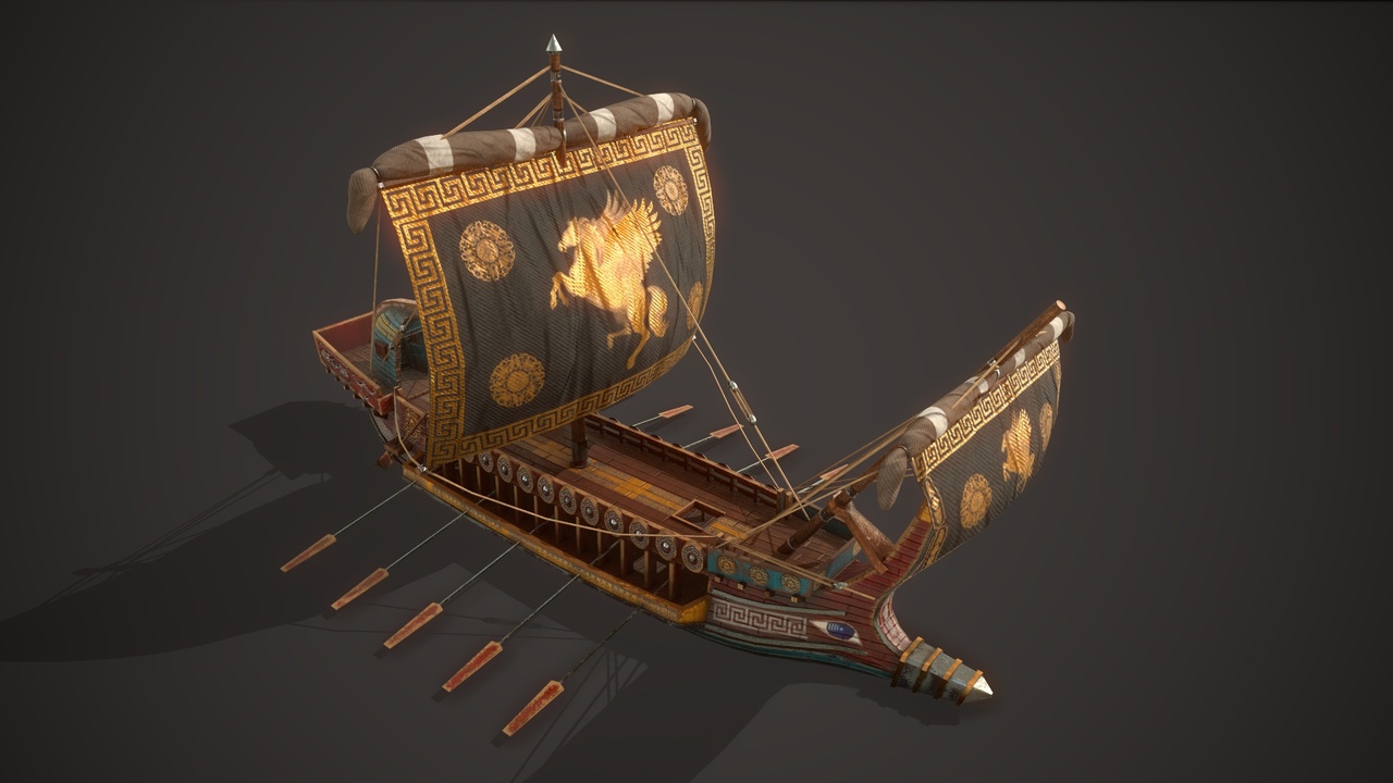 Media 1 for listing Ancient Ship Trireme 01