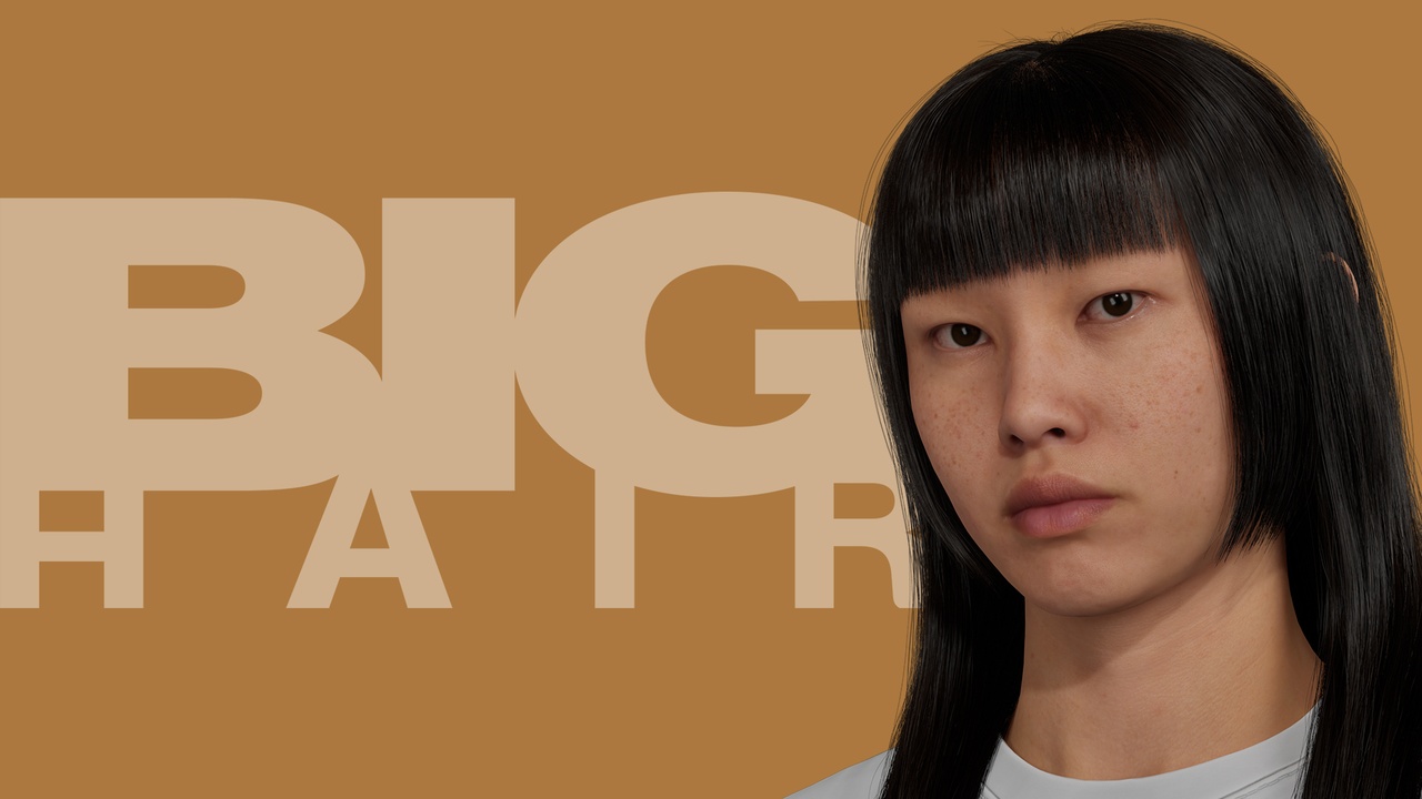 Media 1 for listing Metahuman Bob Hime Cut Long Groom - BigHair