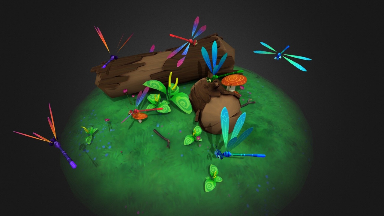 Media 1 for listing Dragonflies pack