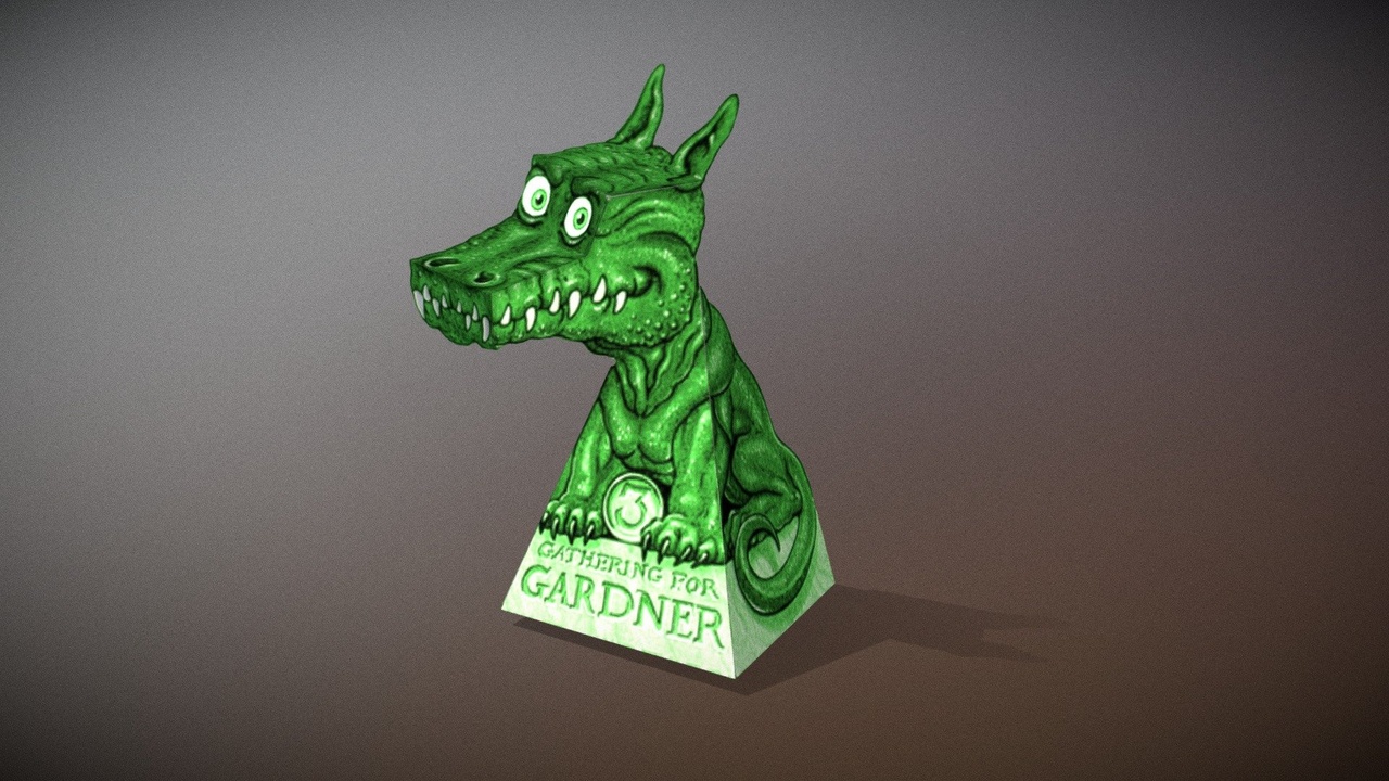Media 1 for listing 3D Paper Dragon Illusion
