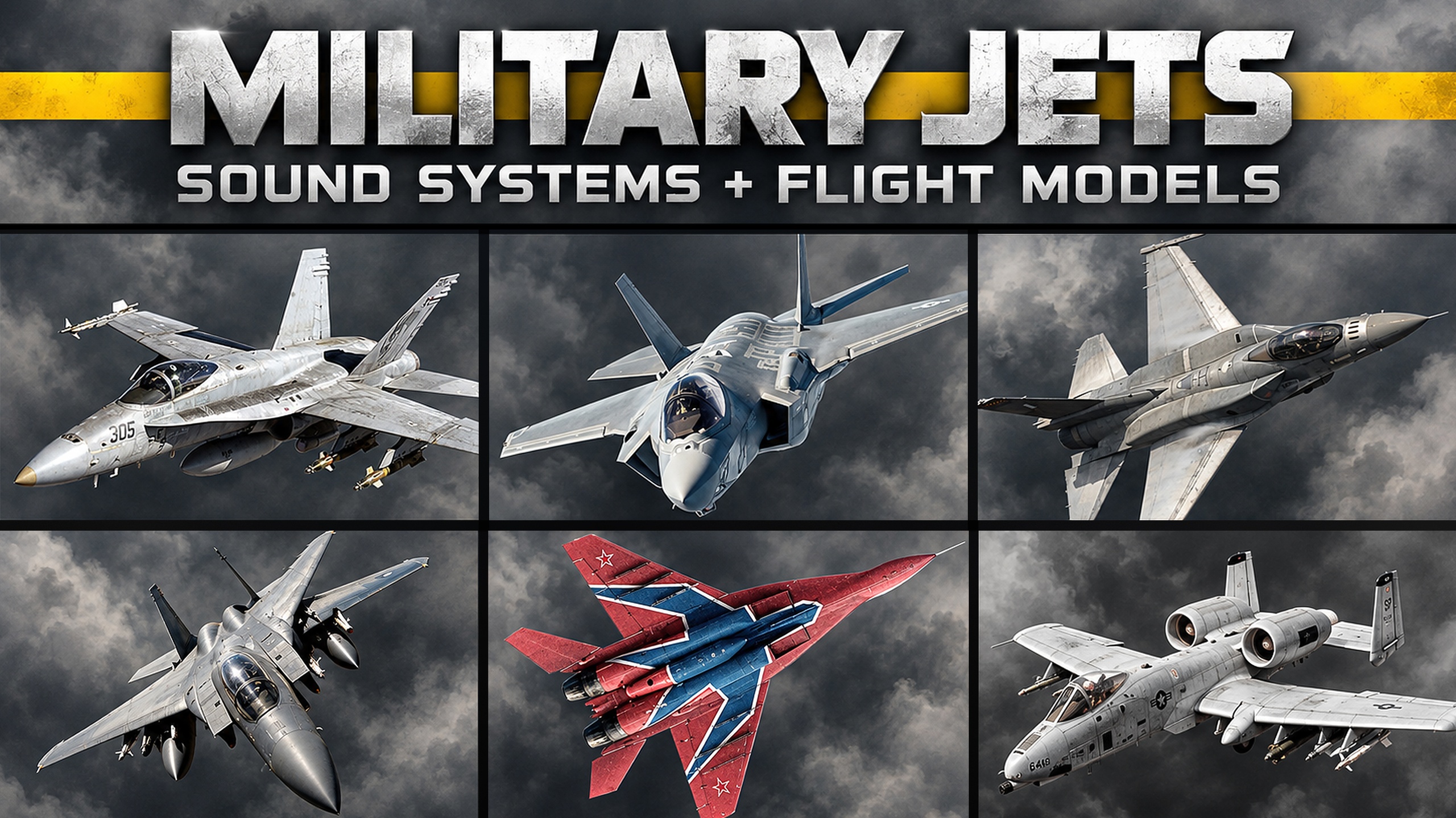 Media 1 for listing Military Jets: Sound Systems & Flight Models