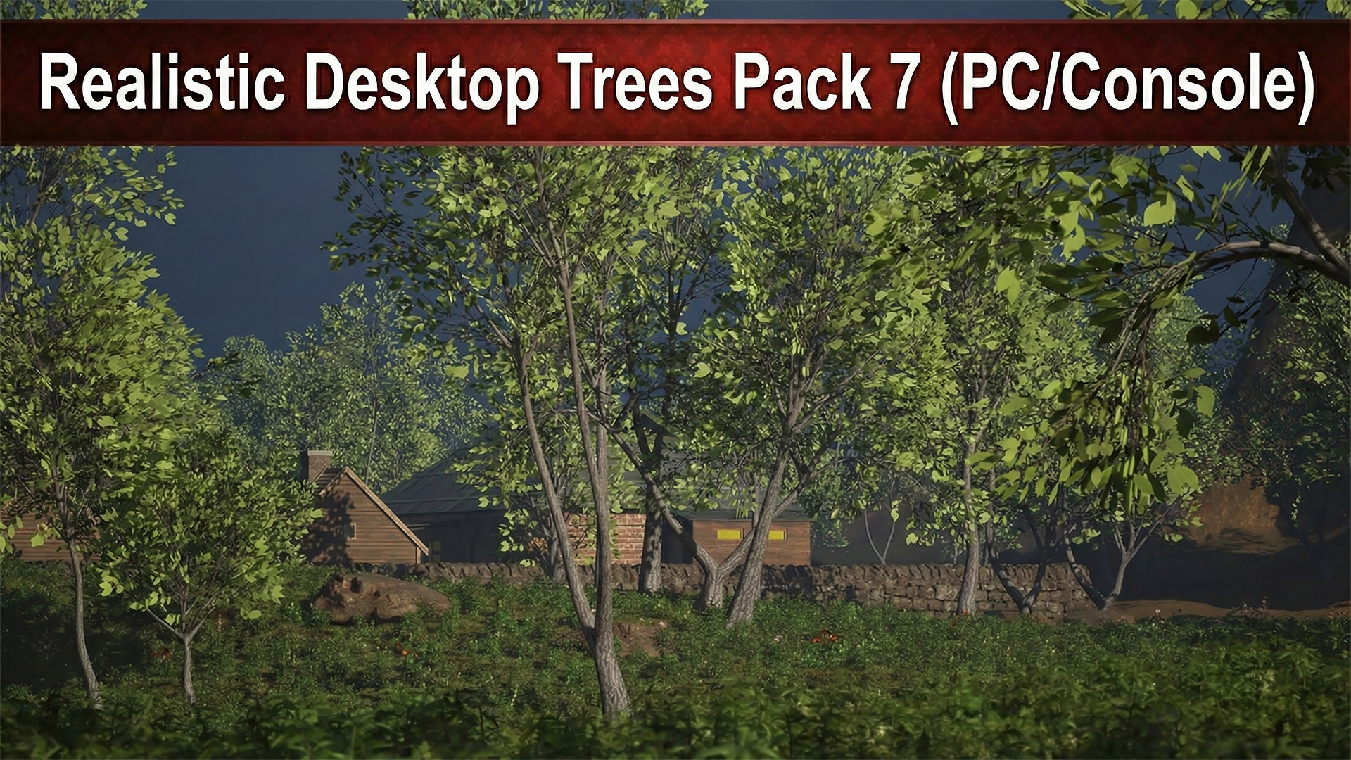 Realistic Desktop Trees Pack 7P (PC/Console) | Fab
