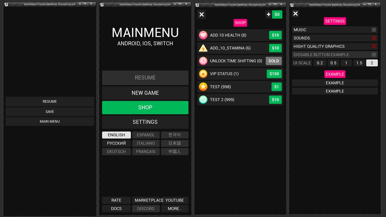 Media 1 for listing Mobile Menu + Shop