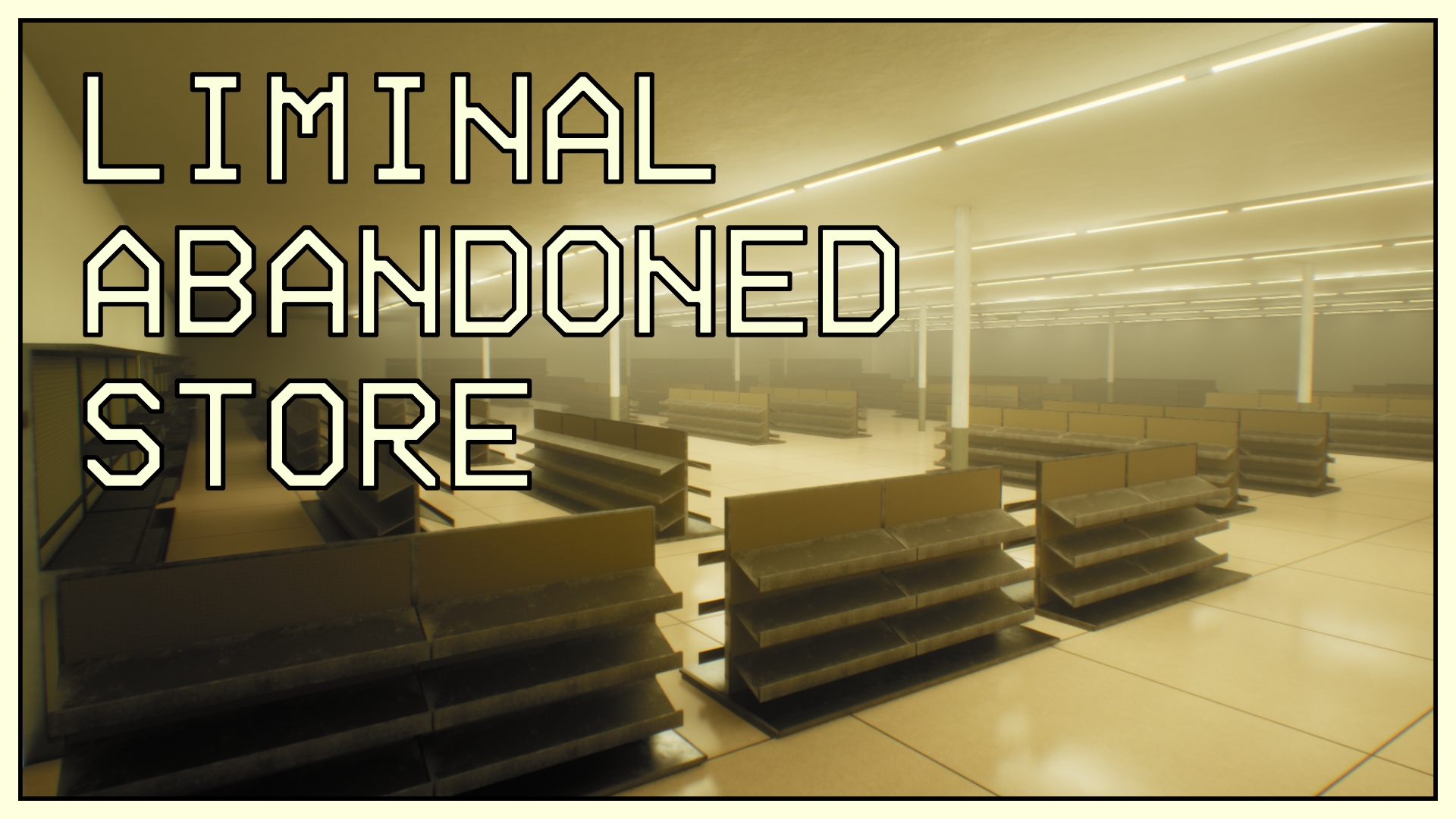 Liminal Empty Store Liminal Abandoned Store | Fab