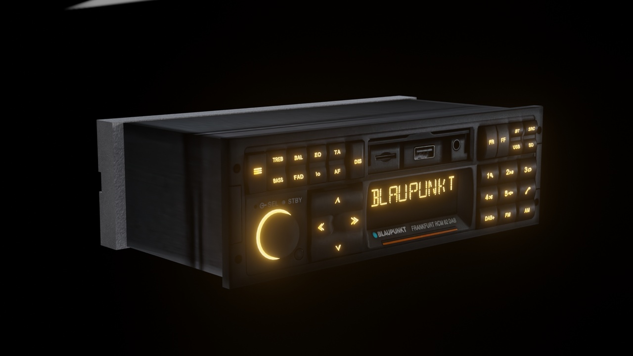 Media 1 for listing VINTAGE CAR STEREO 1DIN LOW POLY FREE DOWNLOAD