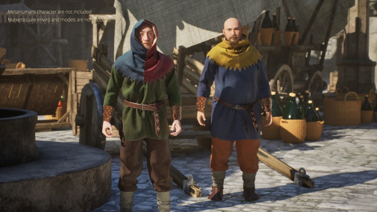 Media 1 for listing Medieval Cloth 03: Medieval Town Folk