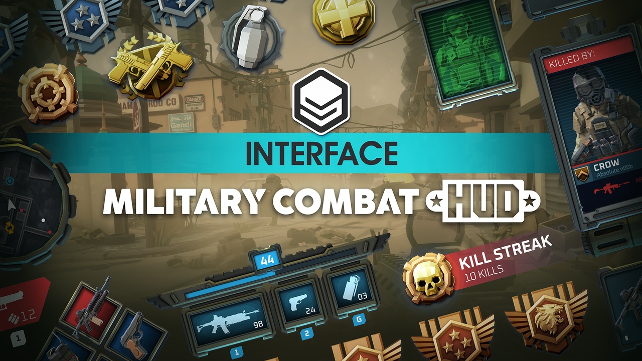 Medium 1 für Eintrag INTERFACE - Military Combat HUD / UI - Synty