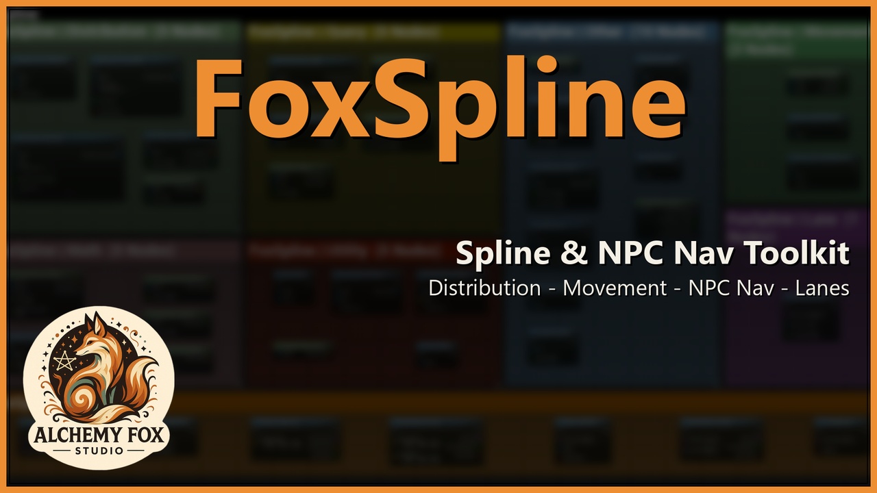 Media 1 for listing Fox Spline — Spline Utilities, Movement & NPC Navigation