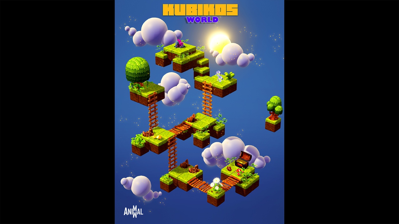 图片[2]-Unity3D 模块化立方体世界模型 KUBIKOS - 3D Cube World 1.2 - 盘古CG网-盘古CG网