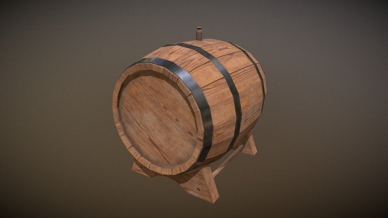 Media 1 for listing Wine Wood Barrel