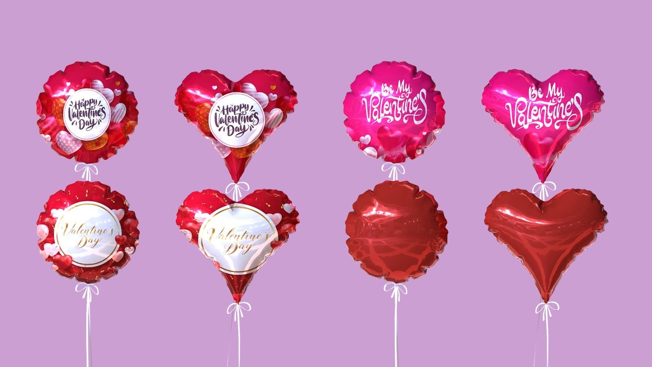 Media 1 for listing Valentine's Day Balloons