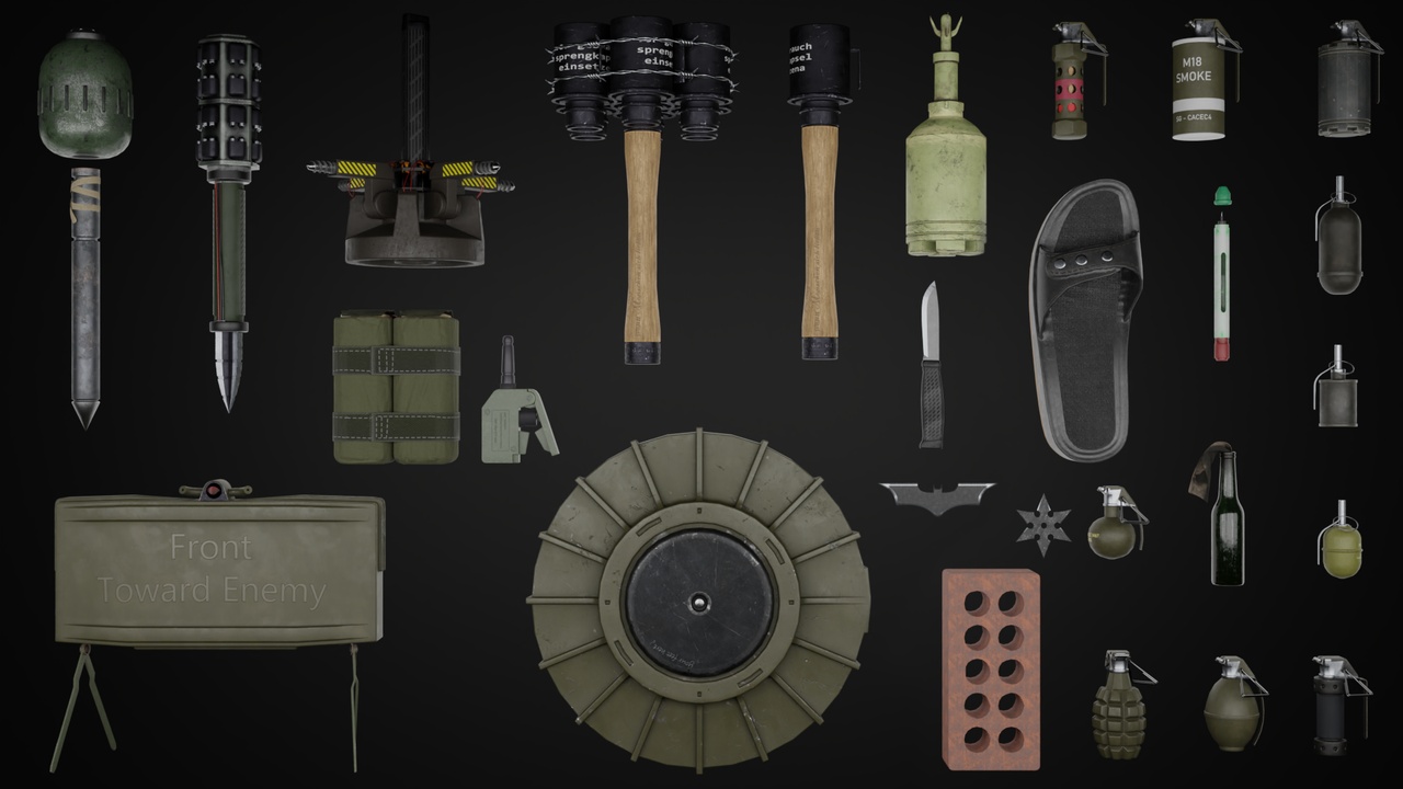 Media 1 for listing Game Ready Grenade Pack