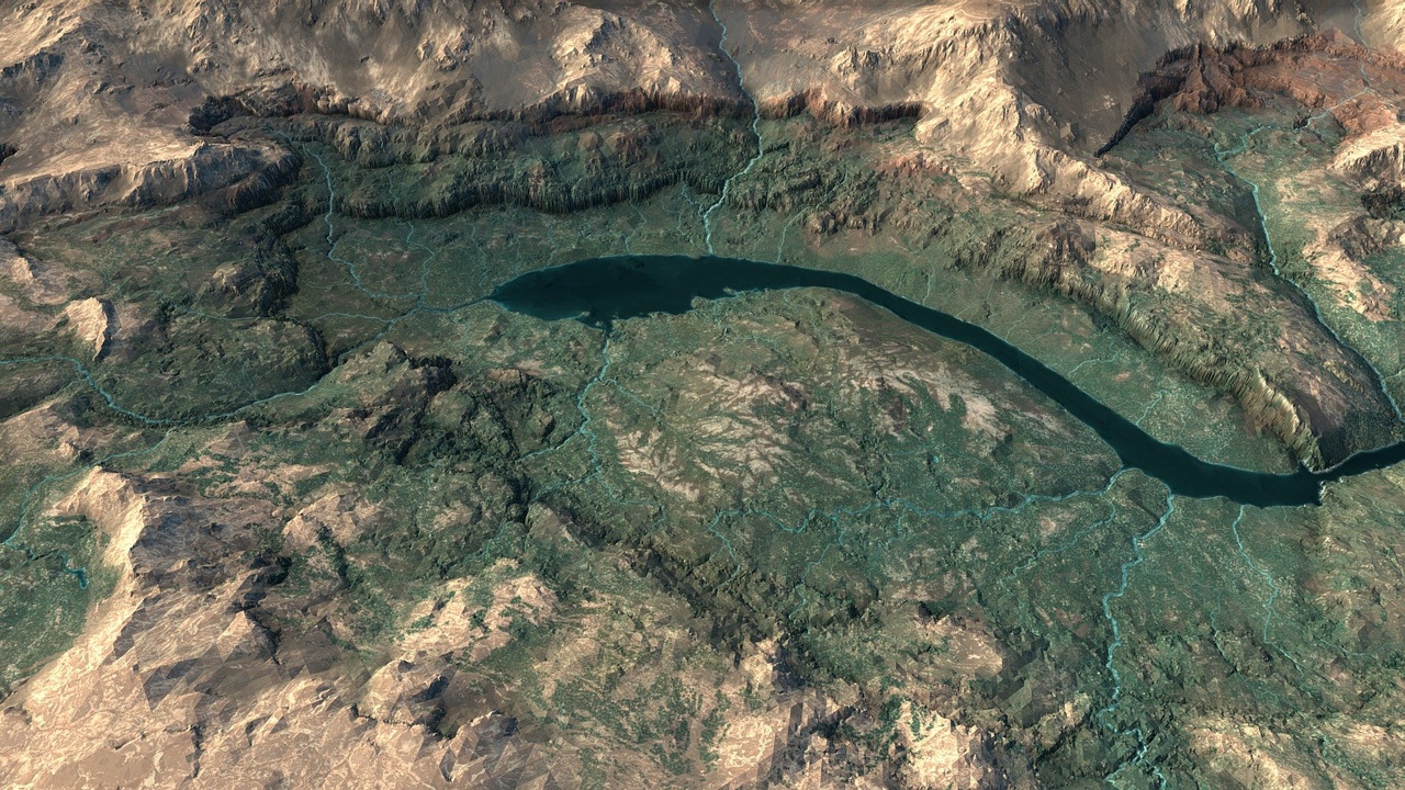Media 1 for listing Mountains and River Landscape