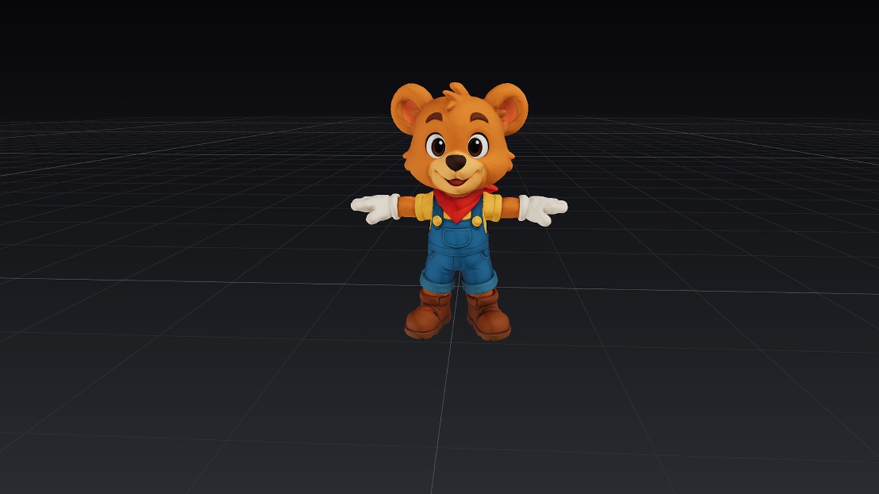 Media 1 for listing Teddy Bear – 3D Character