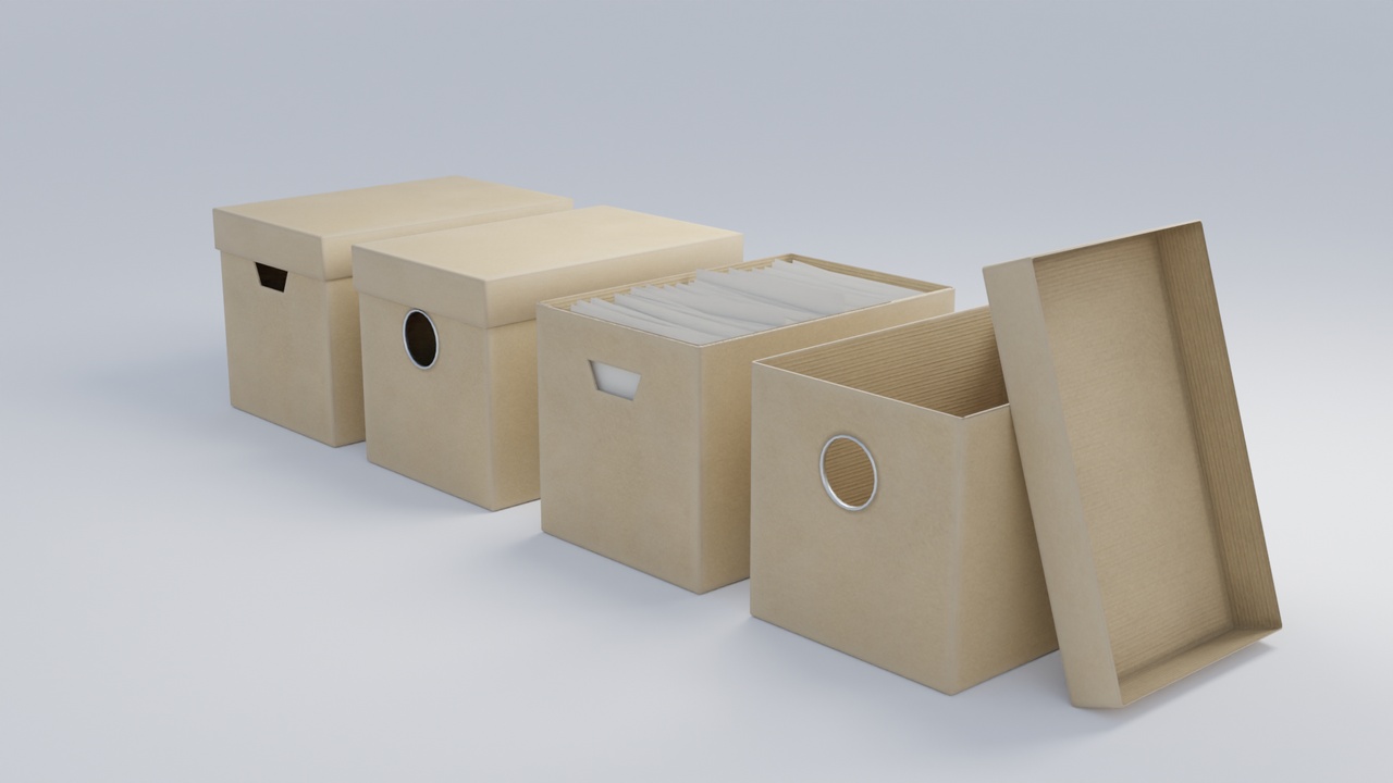 Multimedia 1 dla listy Cardboard Filing Box 4K and 2K