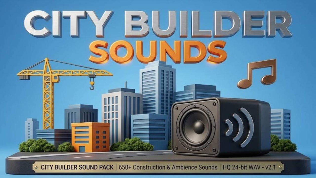 Media 1 for listing City Builder Starter Sound Effects Pack