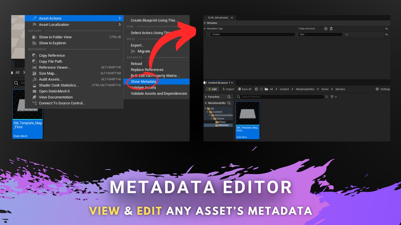 Media 1 for listing Metadata Editor